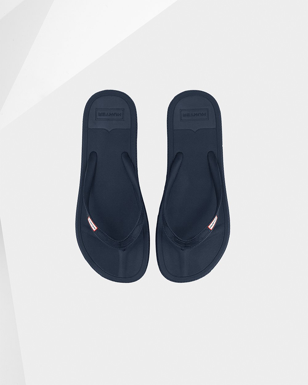 Womens Flip Flops - Hunter Original (41SAQWICP) - Navy